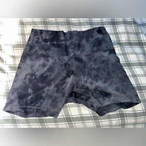 Lululemon Athletica align HR short 6” diamond dye pitch grey graphite grey